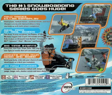 Cool Boarders 4 (EU) box cover back